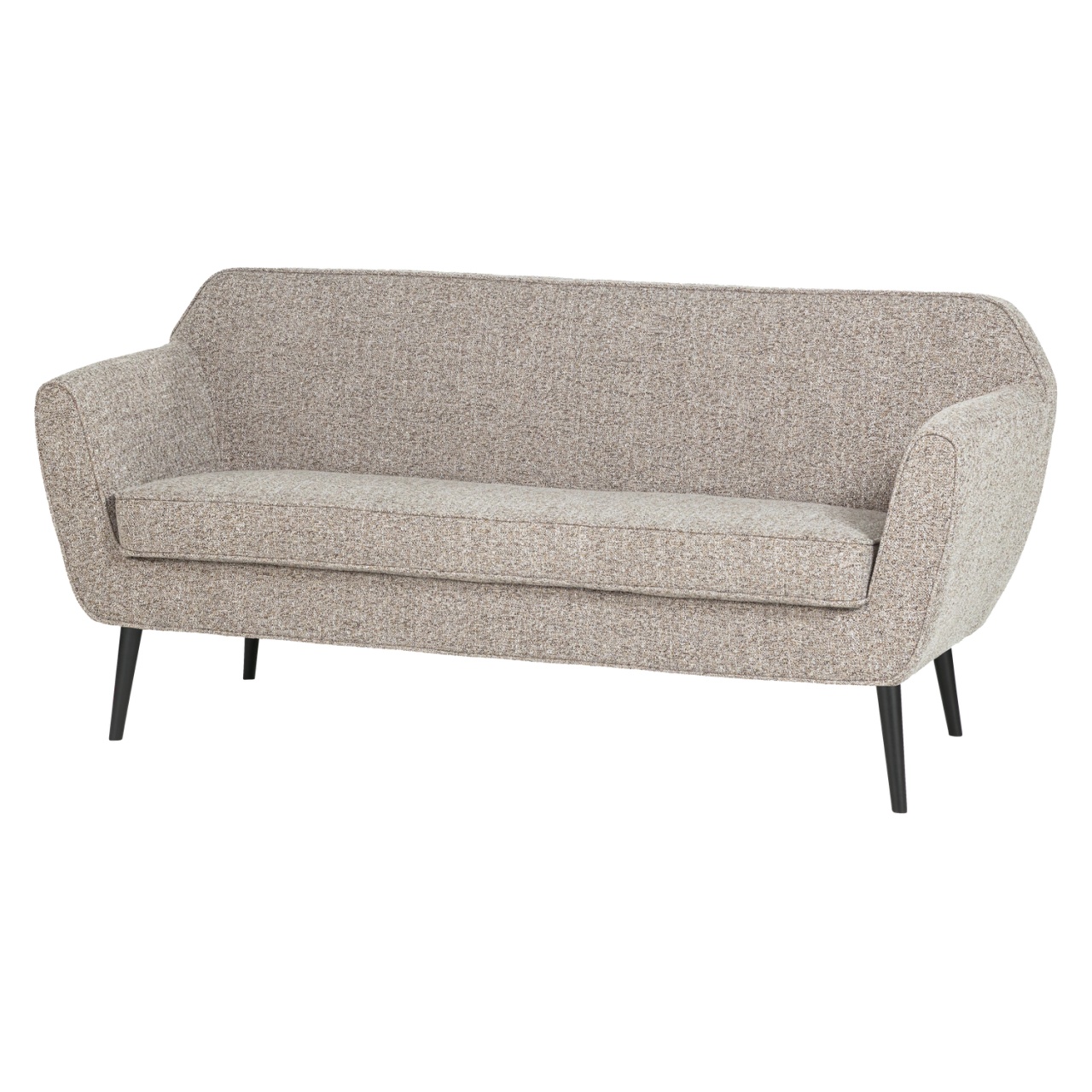 Sofas Canapea crem din textil 150 cm Rocco Woood
