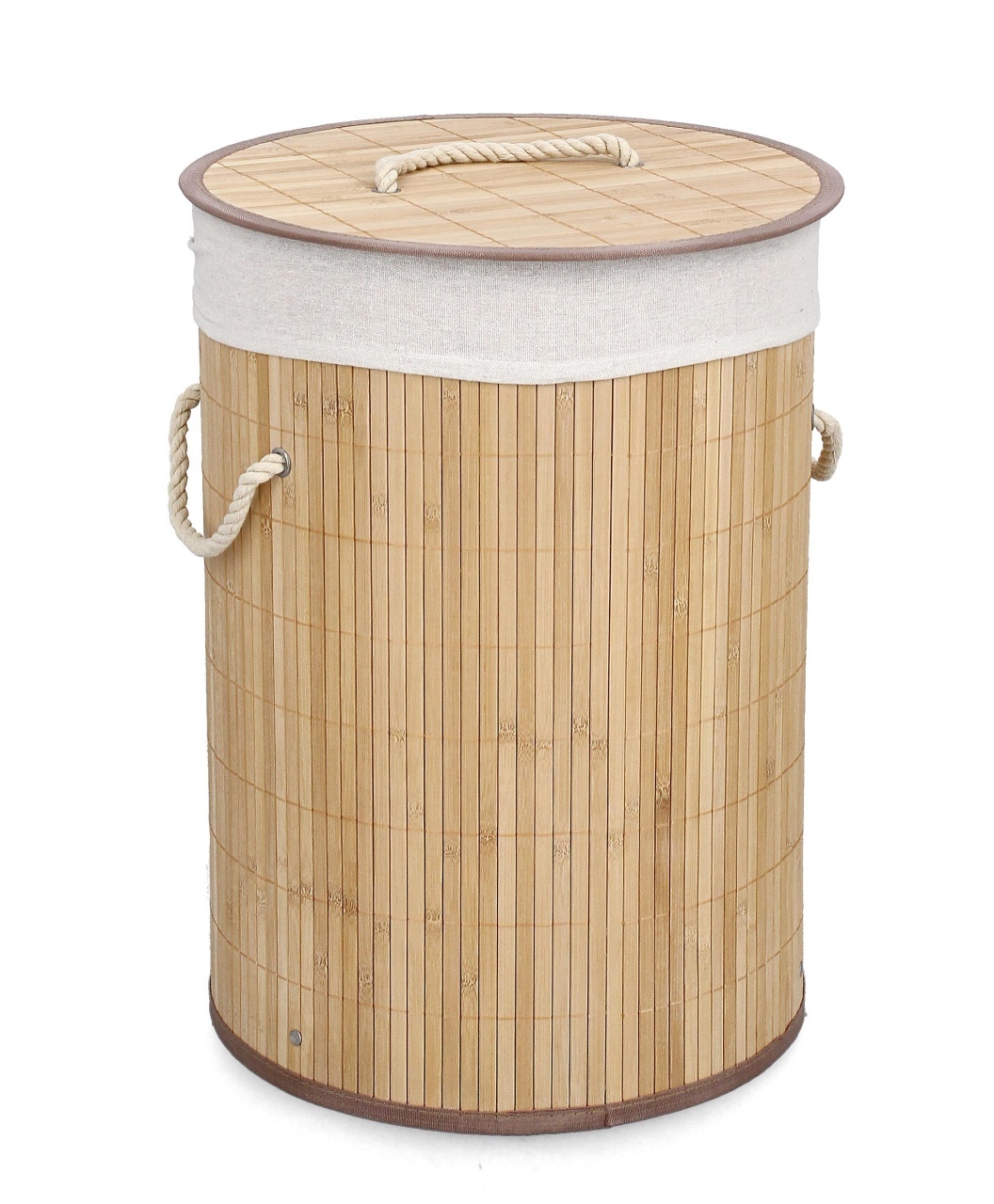 Bizzotto Cos de rufe maro/alb din bambus Ananda Bizzotto