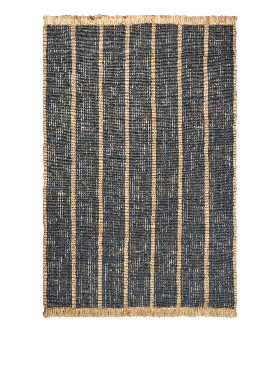 covor living 300/400 Covor maro/albastru din fibre naturale 200x300 cm Athens Ferm Living