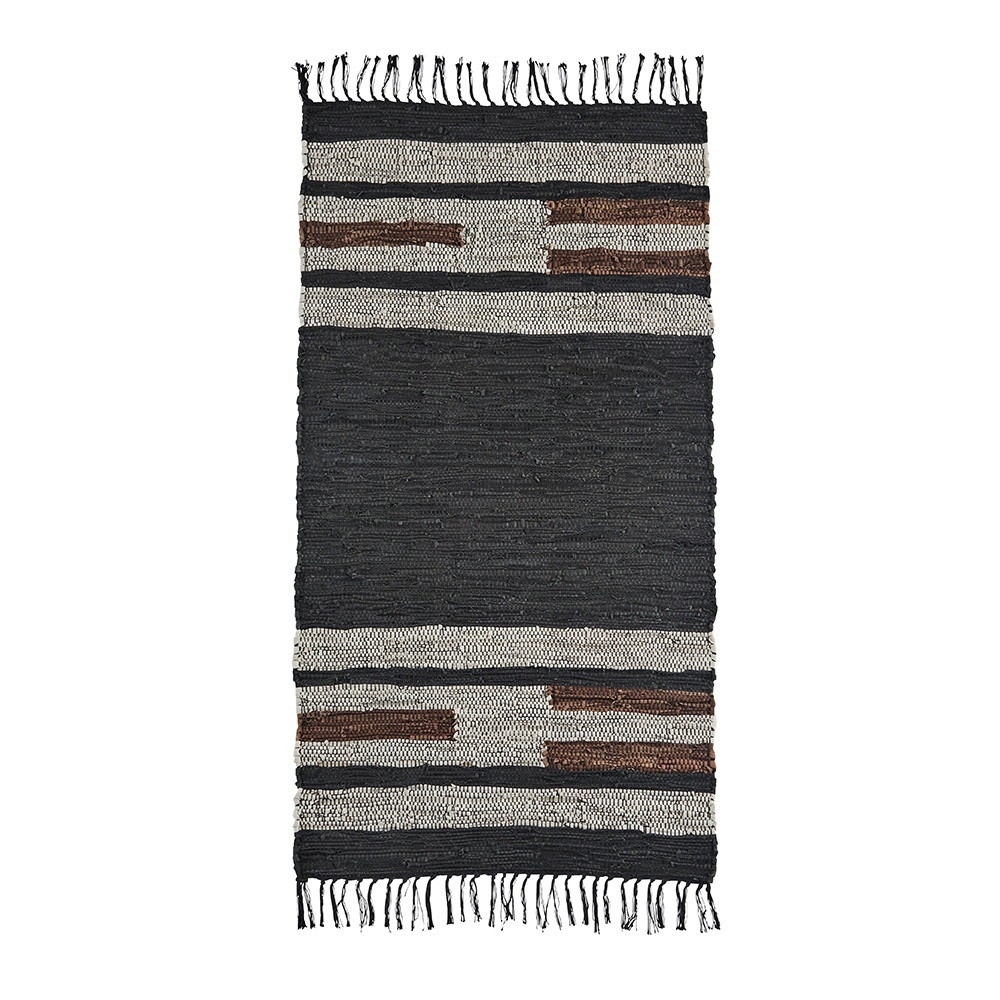 covor living 300/400 Covor multicolor din piele 70x140 cm Suzy Madam Stoltz