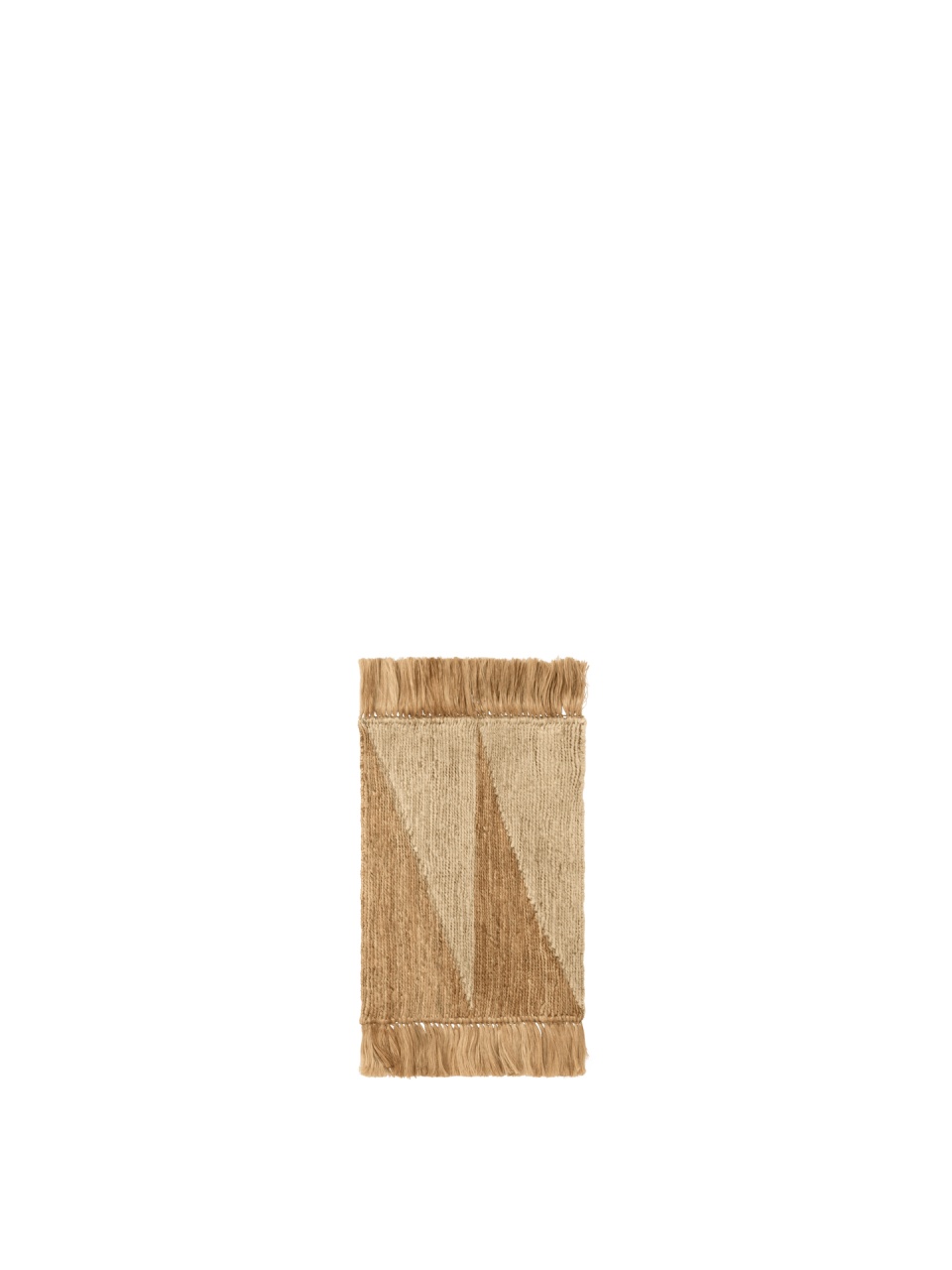 Rugs Covoras maro din fibre naturale 50x70 cm Studie Ferm Living