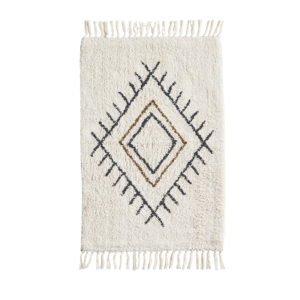 Bath Mats & Rugs Covoras pentru baie multicolor din bumbac 60x90 cm Sunny Madam Stoltz