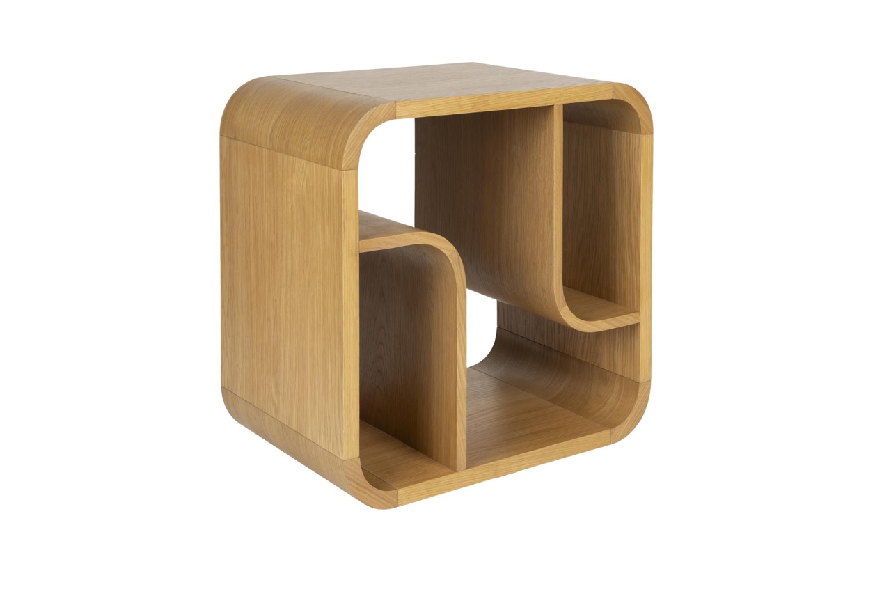 Shelving Etajera maro deschis din lemn 60 cm Seven Zuiver