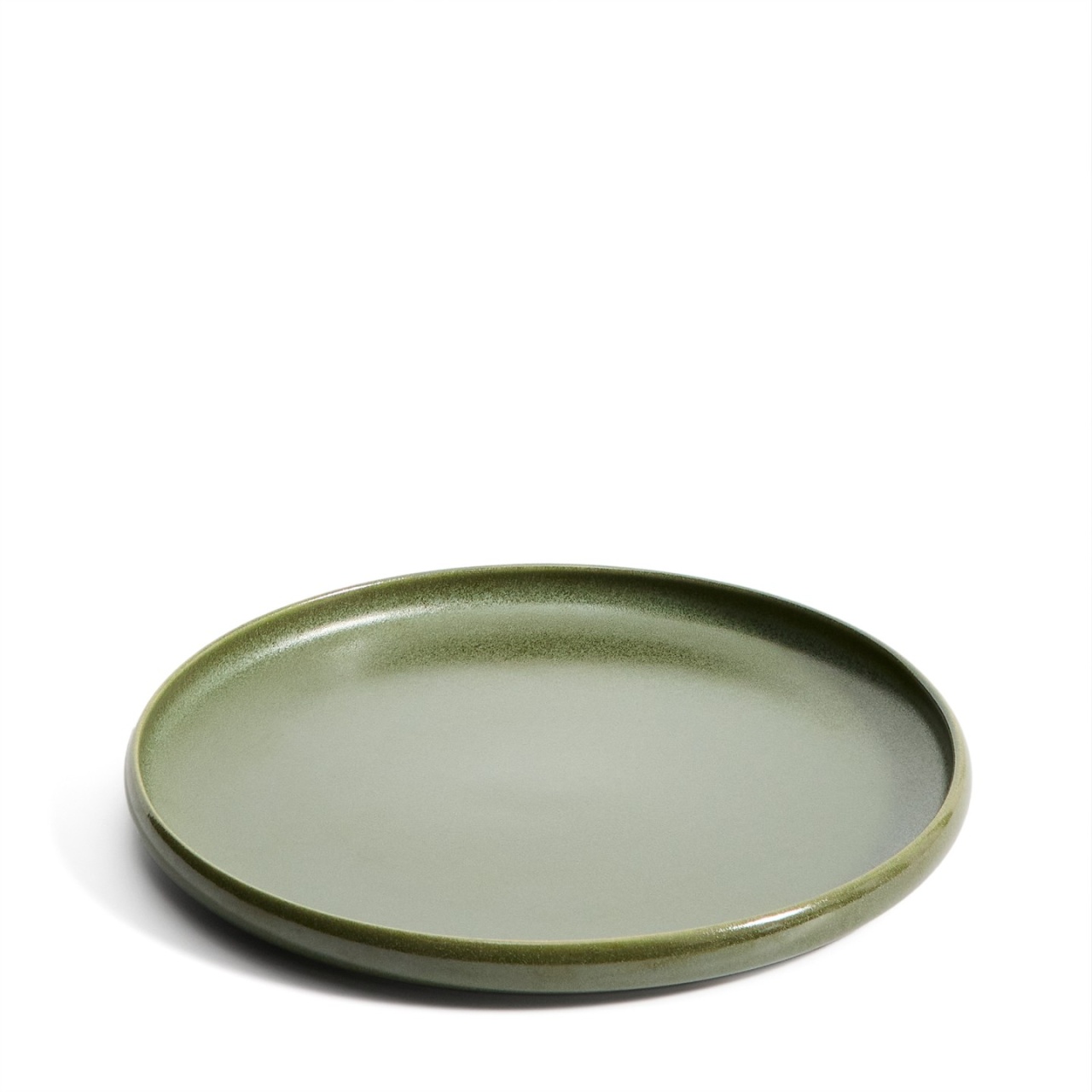 Plates Farfurie intinsa verde din ceramica 27 cm Uilo Kave Home