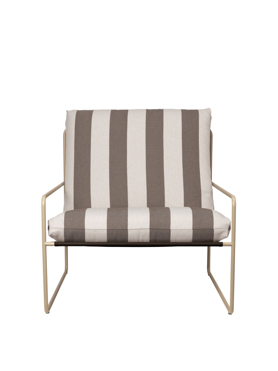 Pillowcases & Shams Fata de perna pentru fotoliu exterior maro ciocolata din textil Desert Stripe Ferm Living