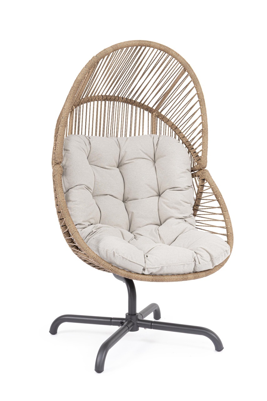 Outdoor Furniture Fotoliu rotativ exterior multicolor din textil Palawan Bizzotto