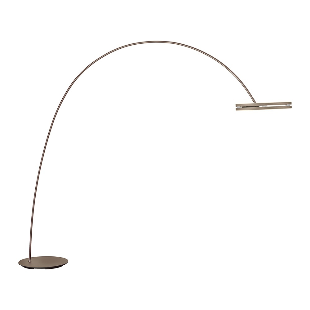 Lamps Lampadar maro bronz din metal cu 2 becuri 242 cm PURE Loop-Bow Zuma Line