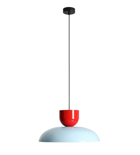 Lighting Fixtures Lustra albastra/rosie din metal Ella Aldex