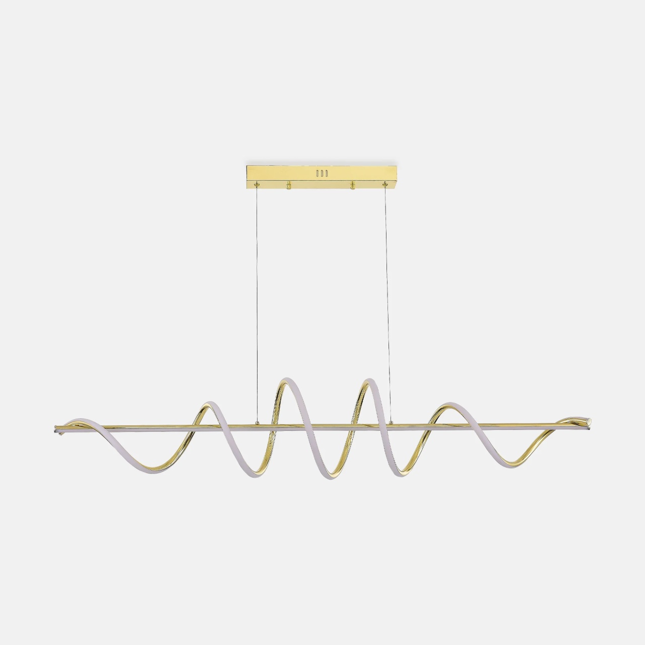 Lighting Fixtures Lustra aurie din metal cu Esero Zuma Line