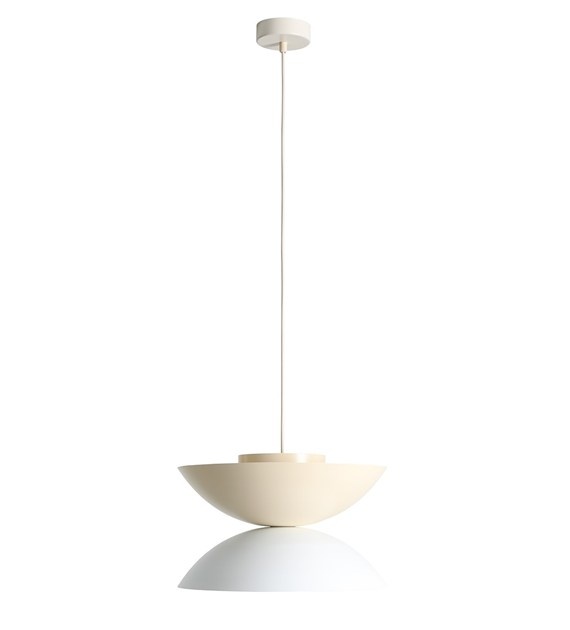 Lighting Fixtures Lustra crem/alba din metal Otti Aldex
