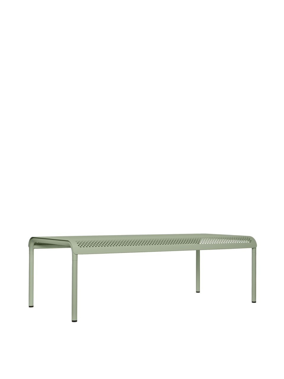 Furniture Masa de cafea exterior verde ceai din metal 57x114 cm Dapple Ferm Living