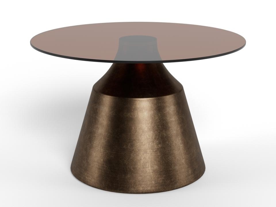 Coffee Tables Masa de cafea maro bronz din metal 70 cm Dunsley Actona Company