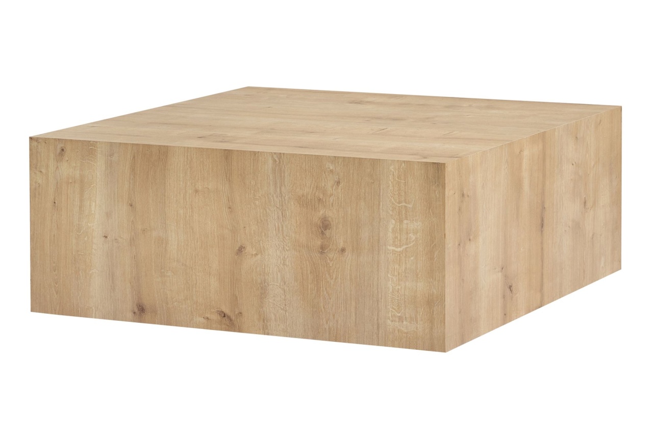 Coffee Tables Masa de cafea maro deschis 90x90 cm Prizma Nordure
