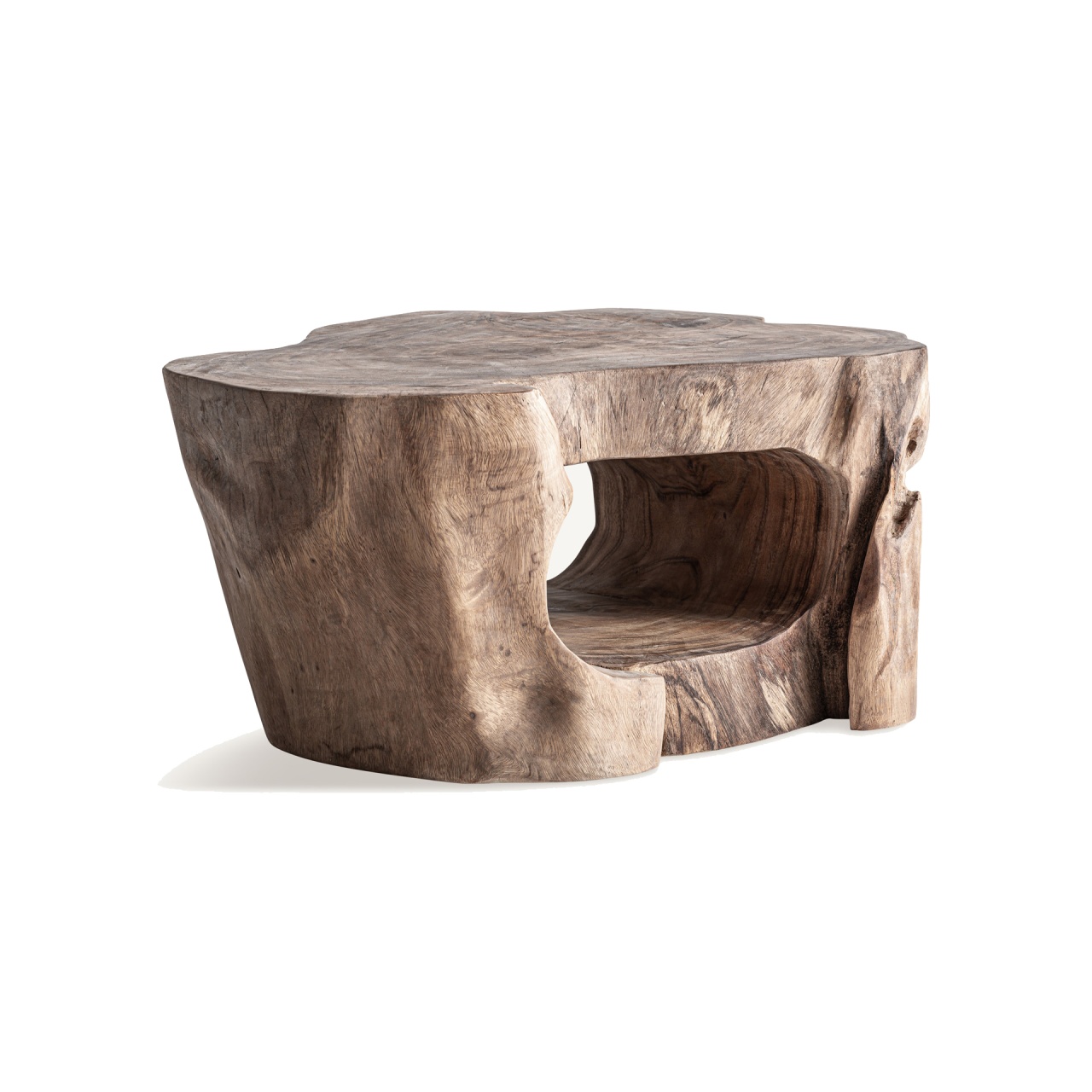 Accent Tables Masa de cafea maro din lemn 57x65 cm Khaled Vical Home