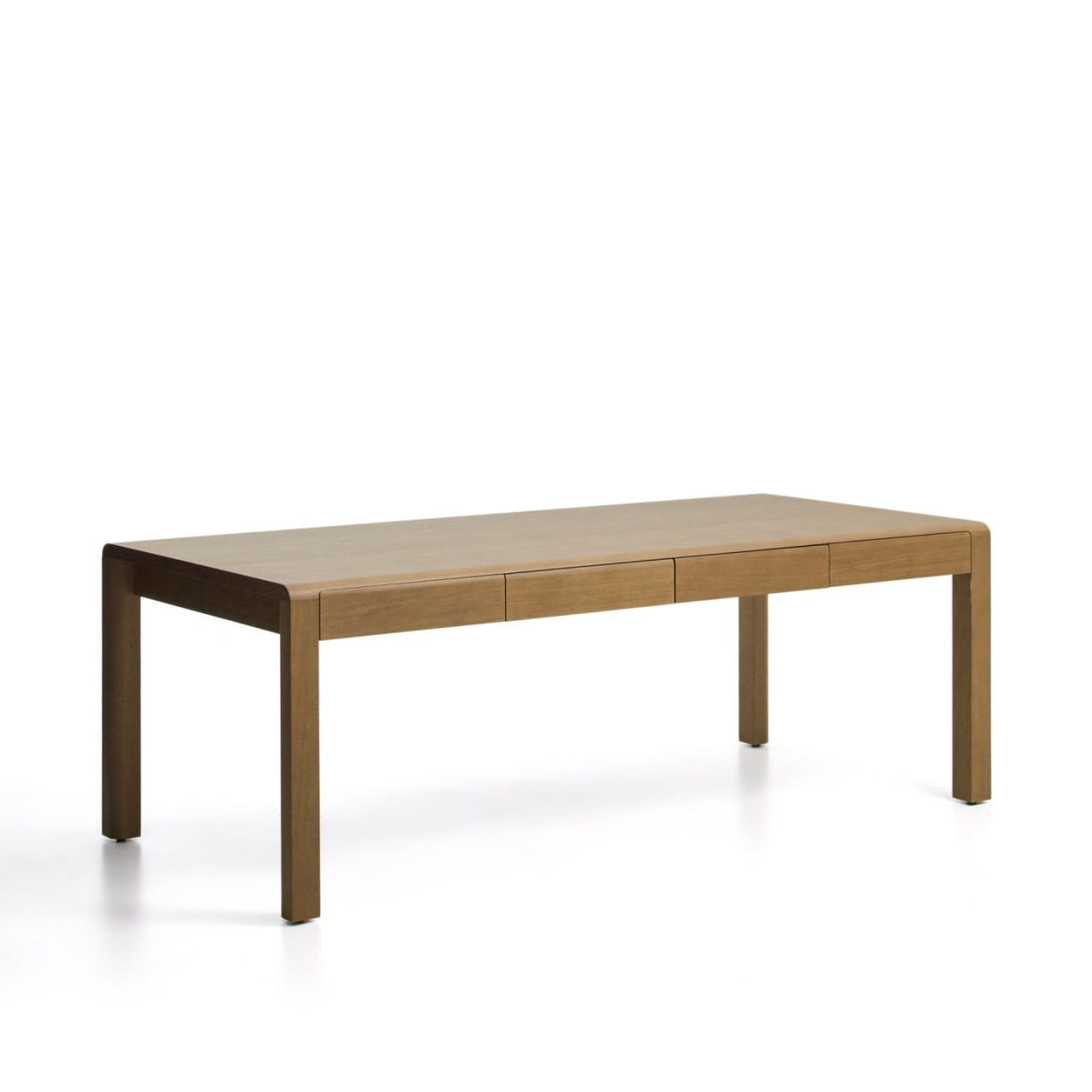 scaune dining lemn Masa dining maro din lemn 100x200 cm Arelida Kave Home