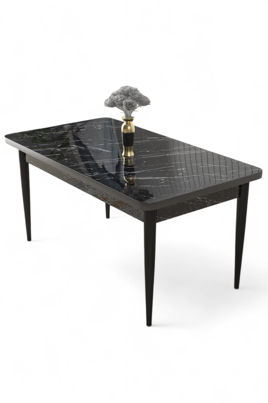 Masa dining neagra 71x110 cm Nil The Home Collection