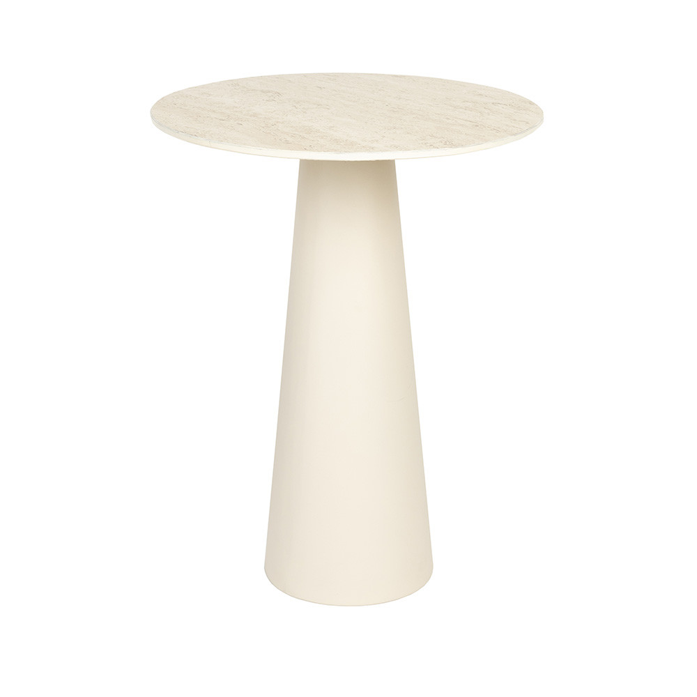 Quiet Object Masa laterala bej din ceramica 40 cm Joya Low Quiet Object