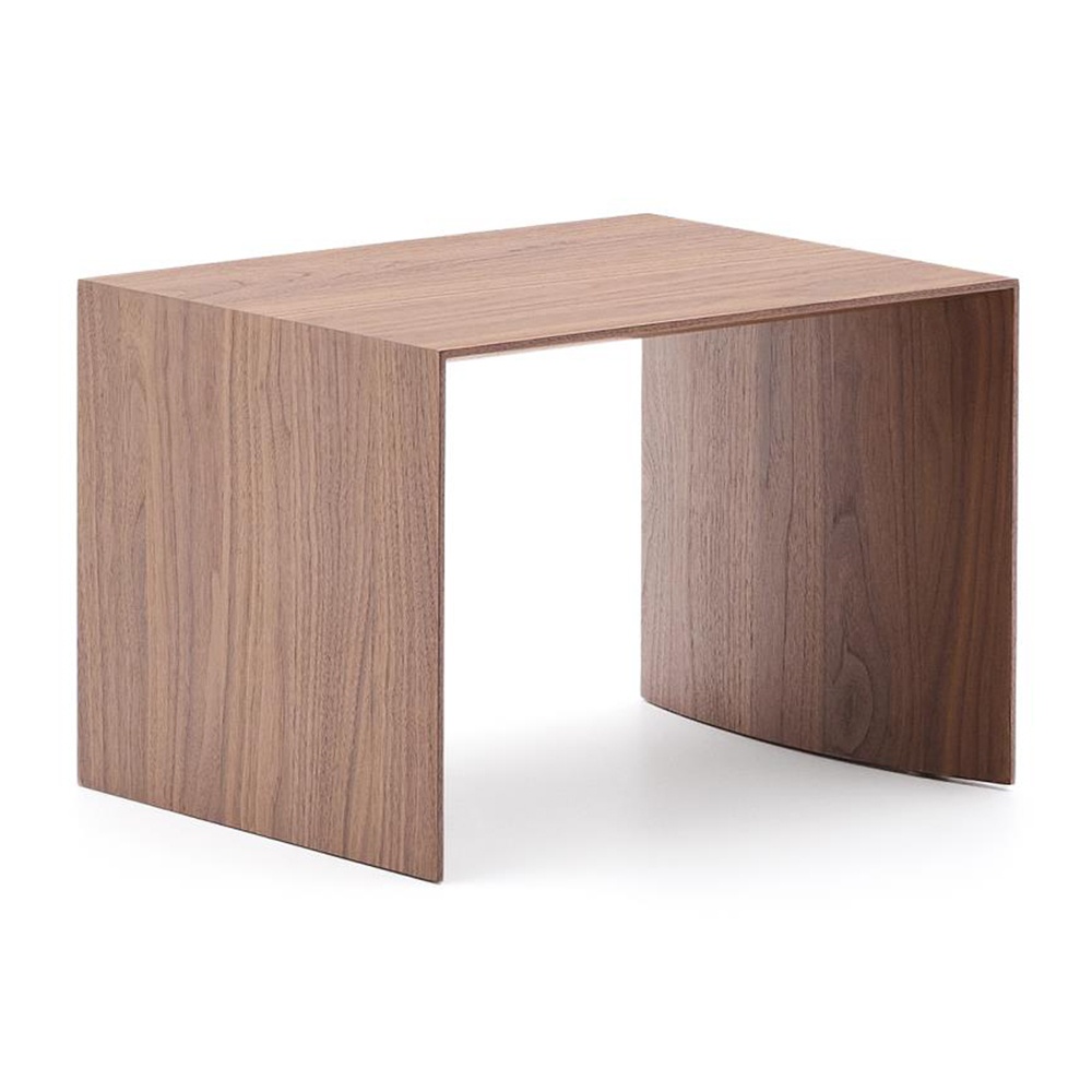 Accent Tables Masa laterala maro inchis din lemn 40x55 cm Litto Kave Home