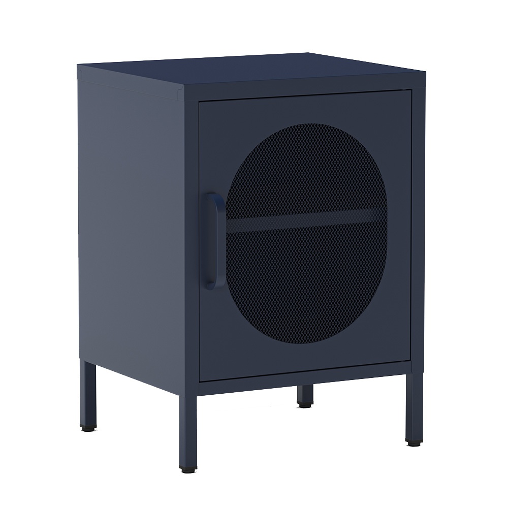 Quiet Object Noptiera albastra din metal Diora Quiet Object