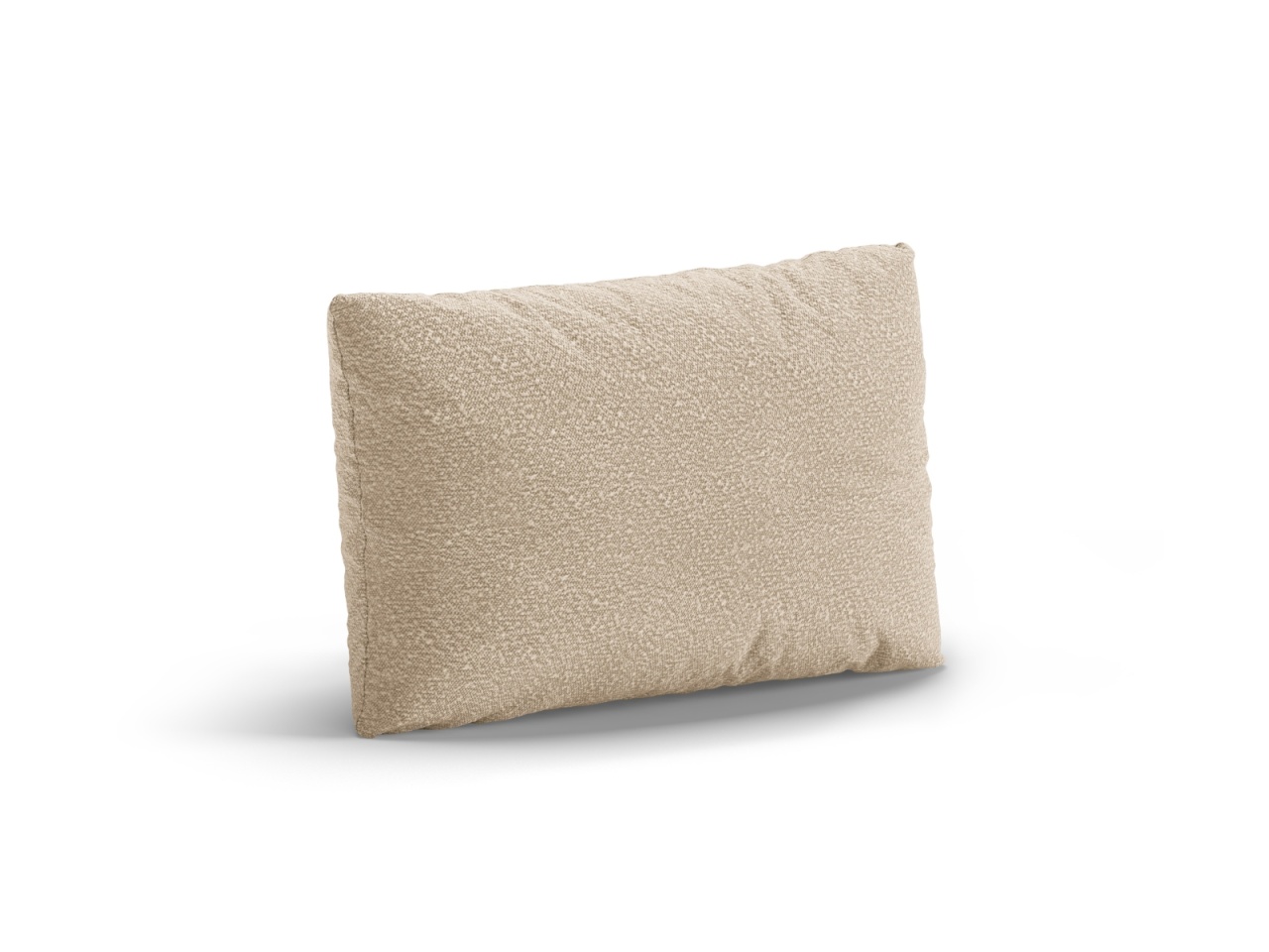 fibre Perna dreptunghiulara bej din fibre sintetice 30x50 cm Poppy Boucle Micadoni