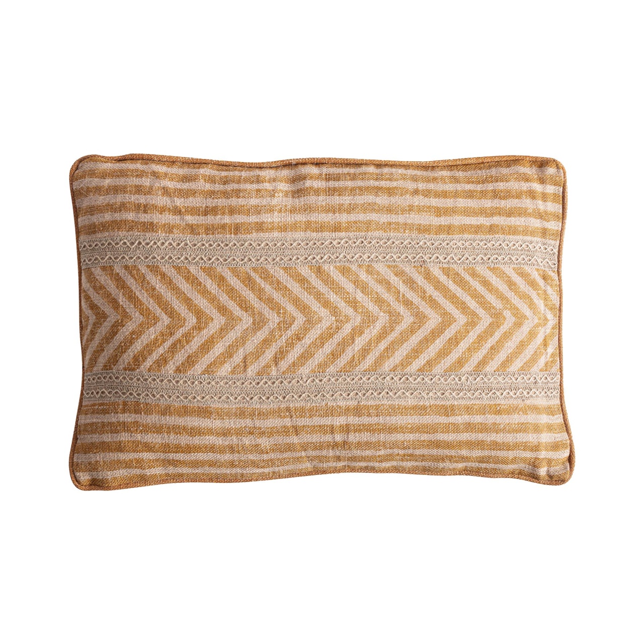 fibre Perna dreptunghiulara bej/ocru din fibre naturale 40x60 cm Osiris Vical Home