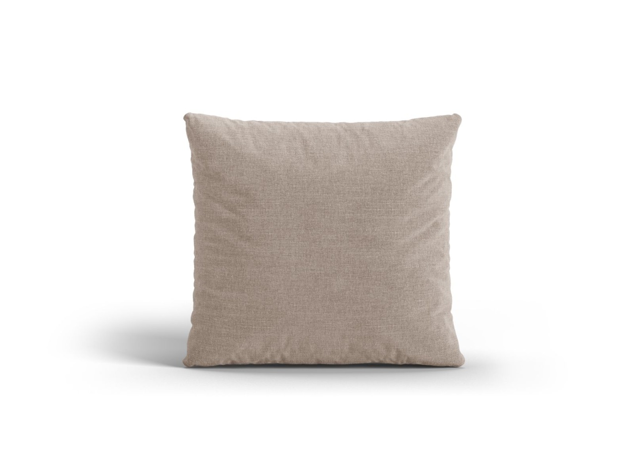 huse perne decorative 50x50 Perna patrata bej nisipiu din textil 50x50 cm Classic Lins Micadoni