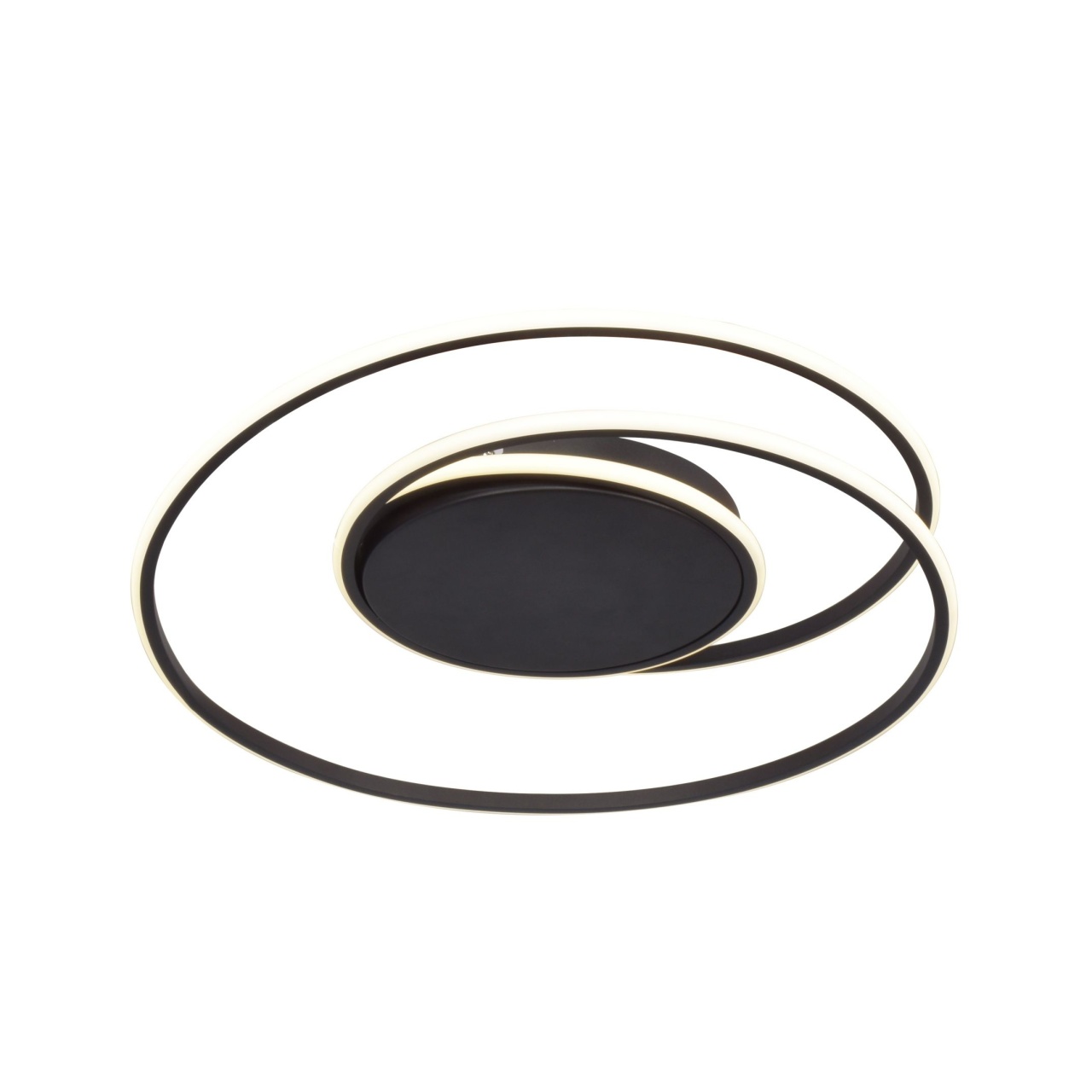 Lighting Fixtures Plafoniera neagra din metal Zephyra Zuma Line