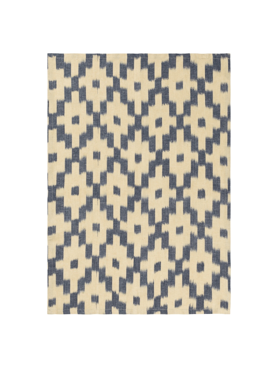 Kitchen Towels Prosop pentru bucatarie alb antic/albastru din bumbac 50x70 cm Ikat Ferm Living