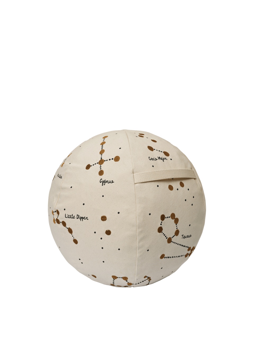 Ottomans Puf crem din bumbac 50 cm Constellation Ferm Living
