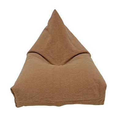 Ottomans Puf dreptunghiular maro din bumbac 55x85 cm Cleo Lorena Canals