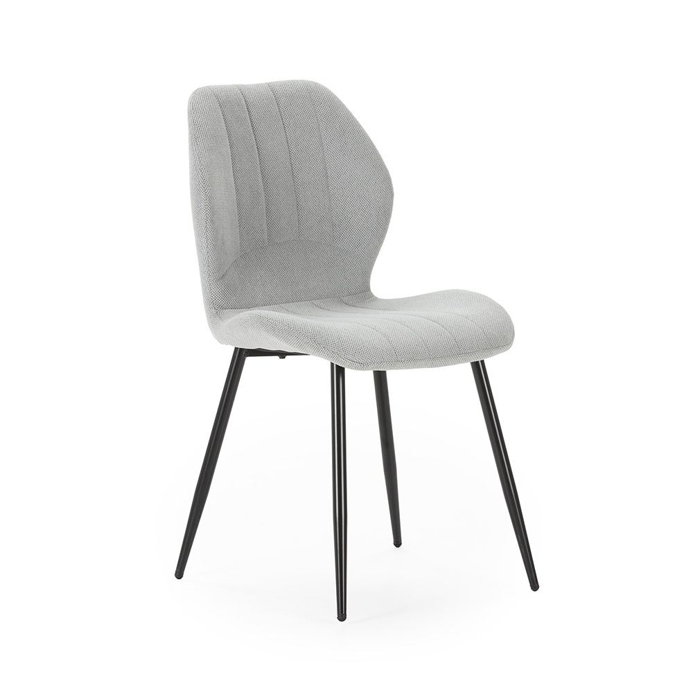 Quiet Object Scaun dining gri din textil Milu Quiet Object