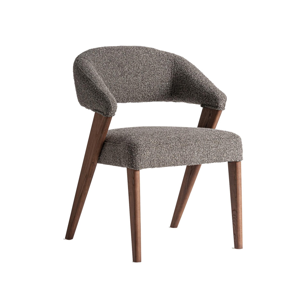 scaun maro Scaun dining gri/maro din lemn Veney Vical Home