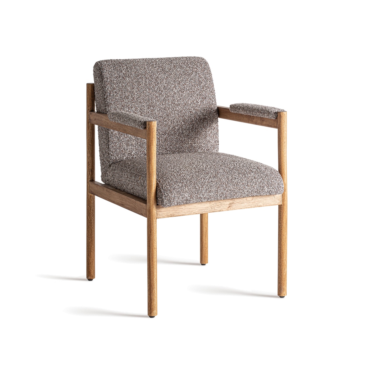 scaun maro Scaun dining maro/gri din lemn Bezier Vical Home