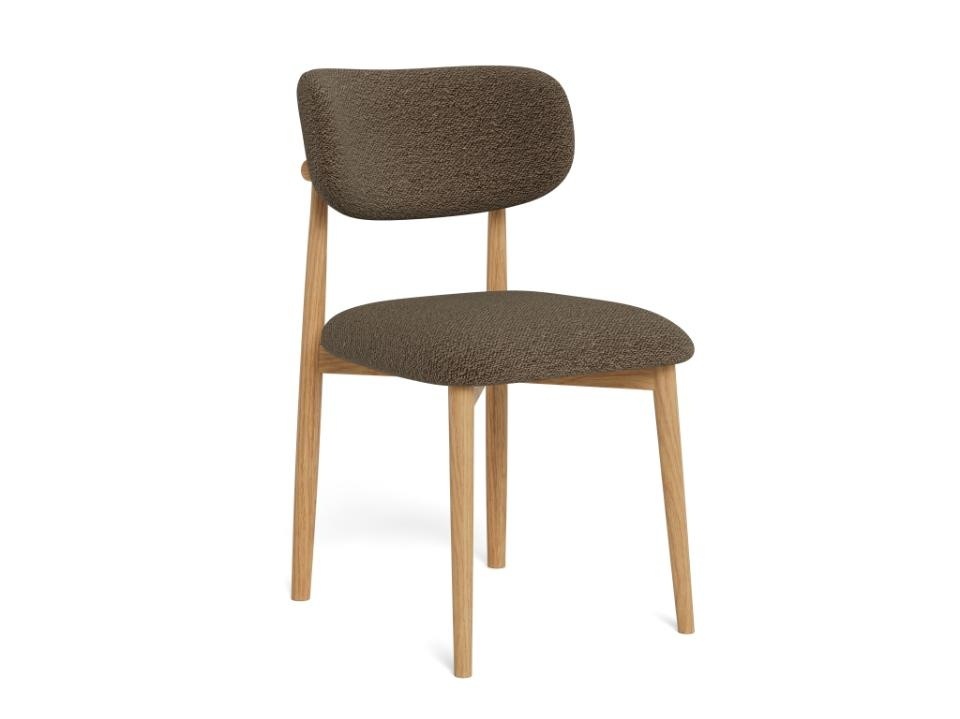 Quiet Object Scaun dining maro inchis din textil Absalon Quiet Object