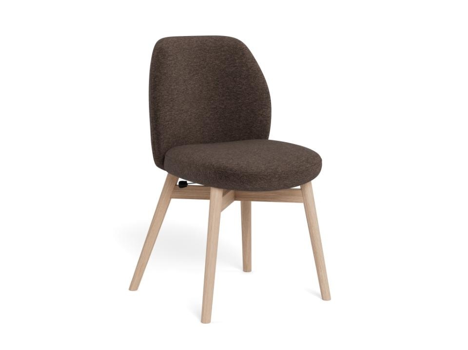Chairs Scaun dining maro/maro deschis din textil Joy Actona Company