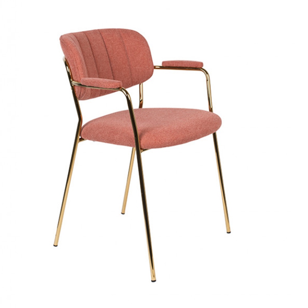 Quiet Object Scaun roz/auriu din textil Jolien Quiet Object