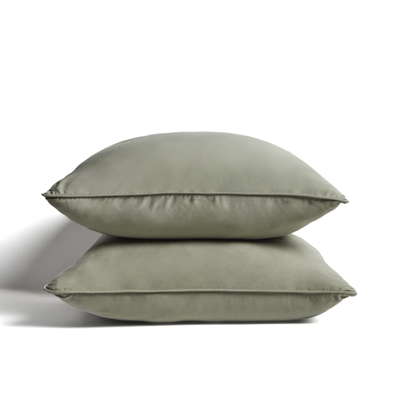 Duvet Covers Set 2 fete de perna verzi din bumbac 65x65 cm Sirale Kave Home