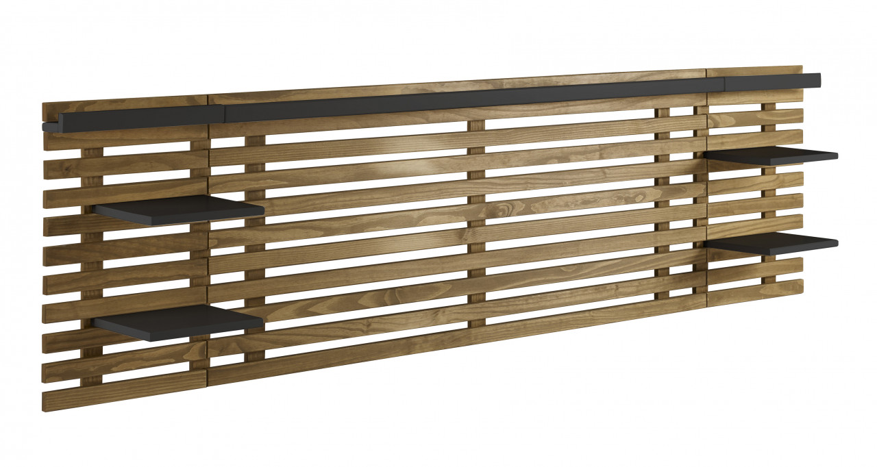 Quiet Object Tablie pat maro/neagra din lemn 240 cm Nidra Quiet Object