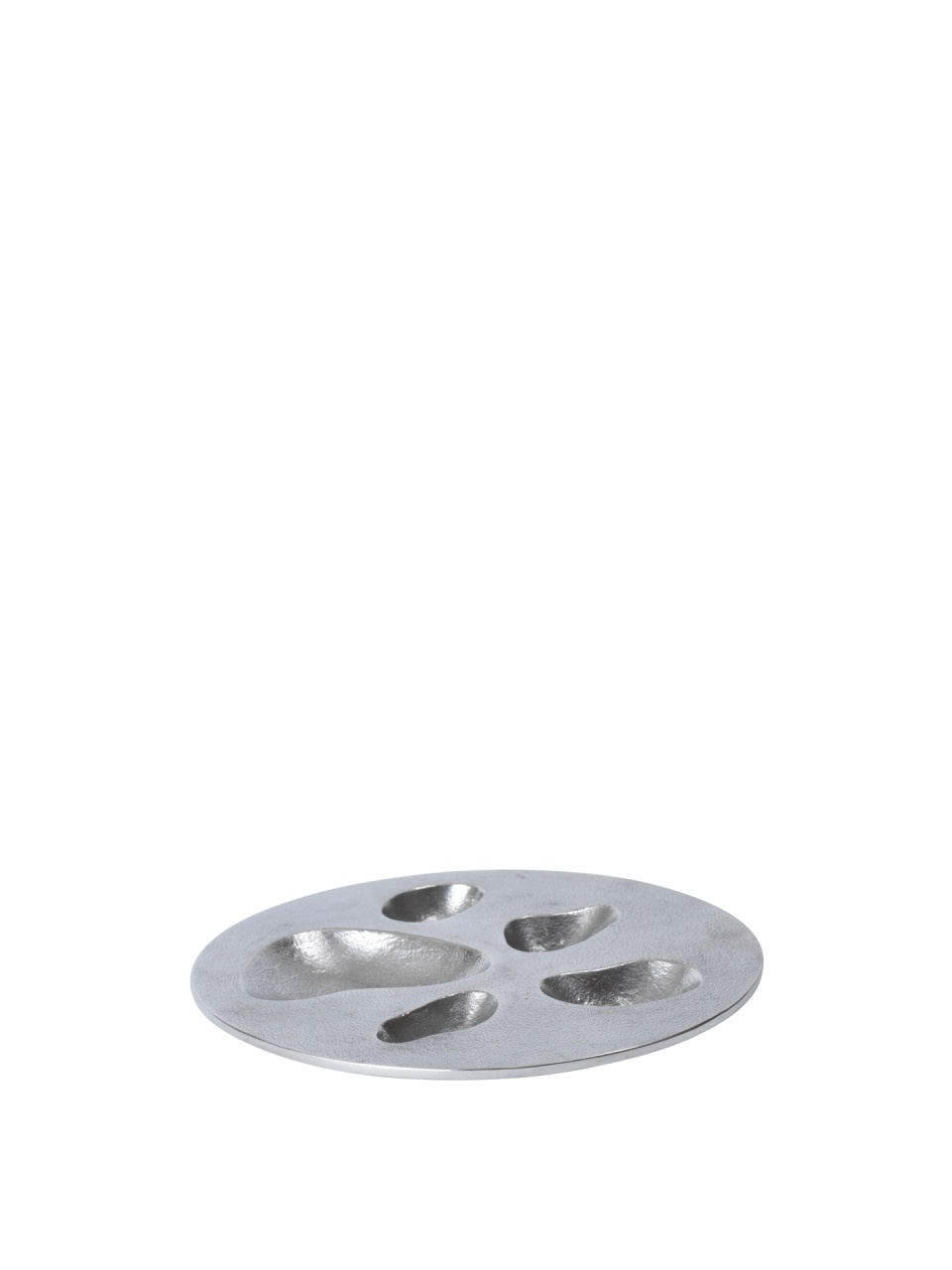 Tava decorativa argintie din metal 22 cm Niche Ferm Living