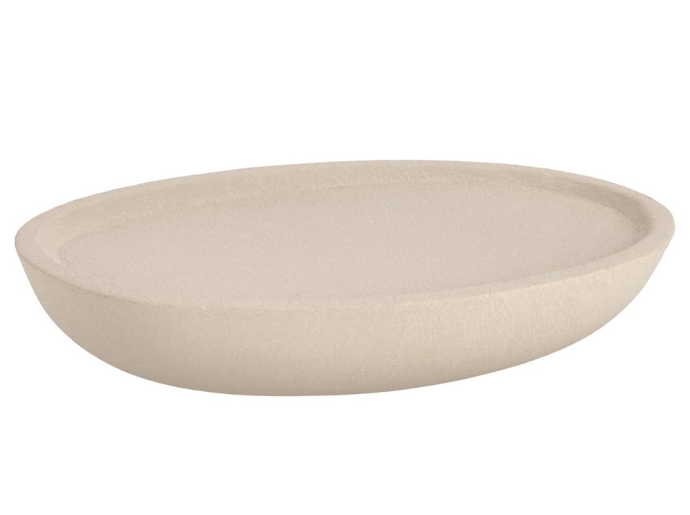 Decorative Trays Tava decorativa bej din metal 26x34 cm Aligator Bizzotto