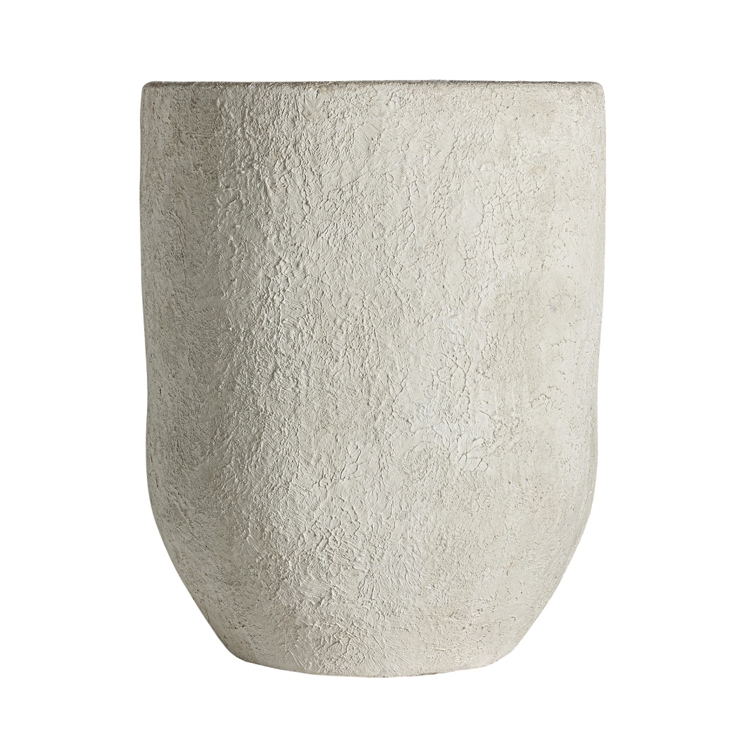 dormitoare complete Vaza alb antic din ceramica 80 cm Georgia Vical Home