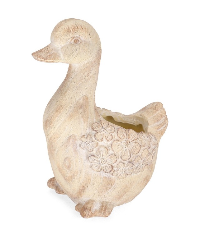 Toilet & Bidet Seats Vaza bej din piatra 43 cm Blossy Goose Bizzotto