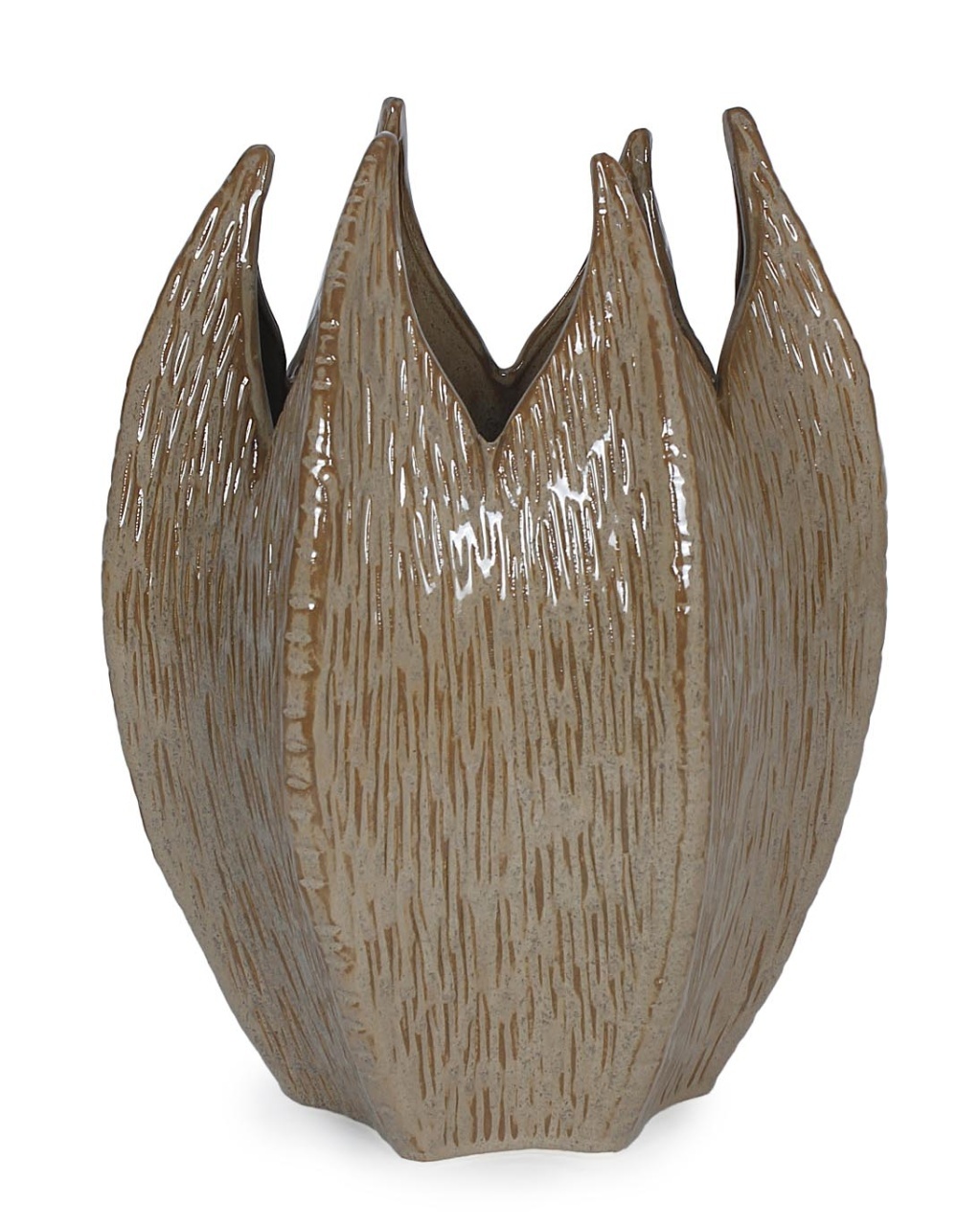 Vases Vaza grej din ceramica 34 cm Olyssia Bizzotto