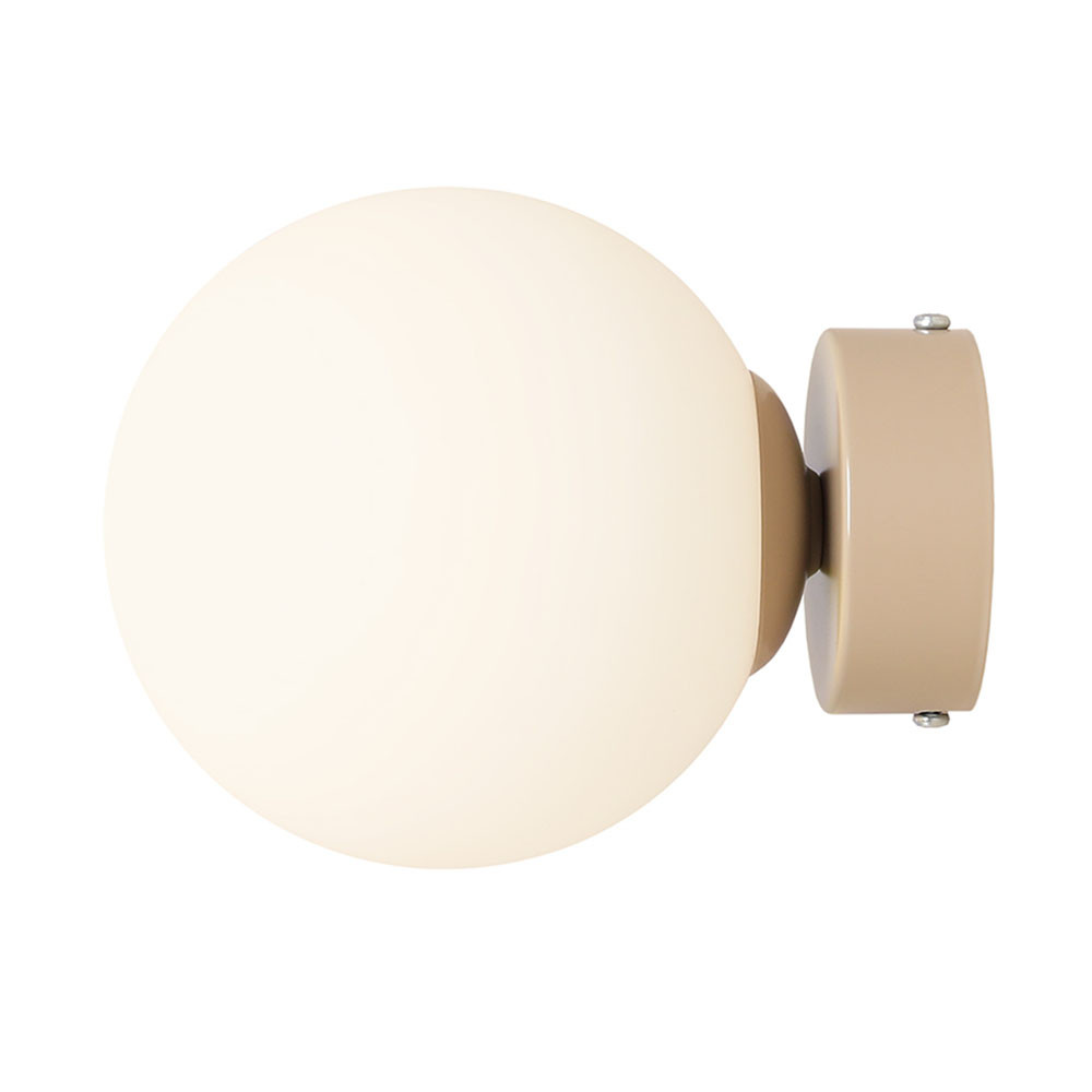 Quiet Object Aplica bej/alba din sticla Ball S Quiet Object