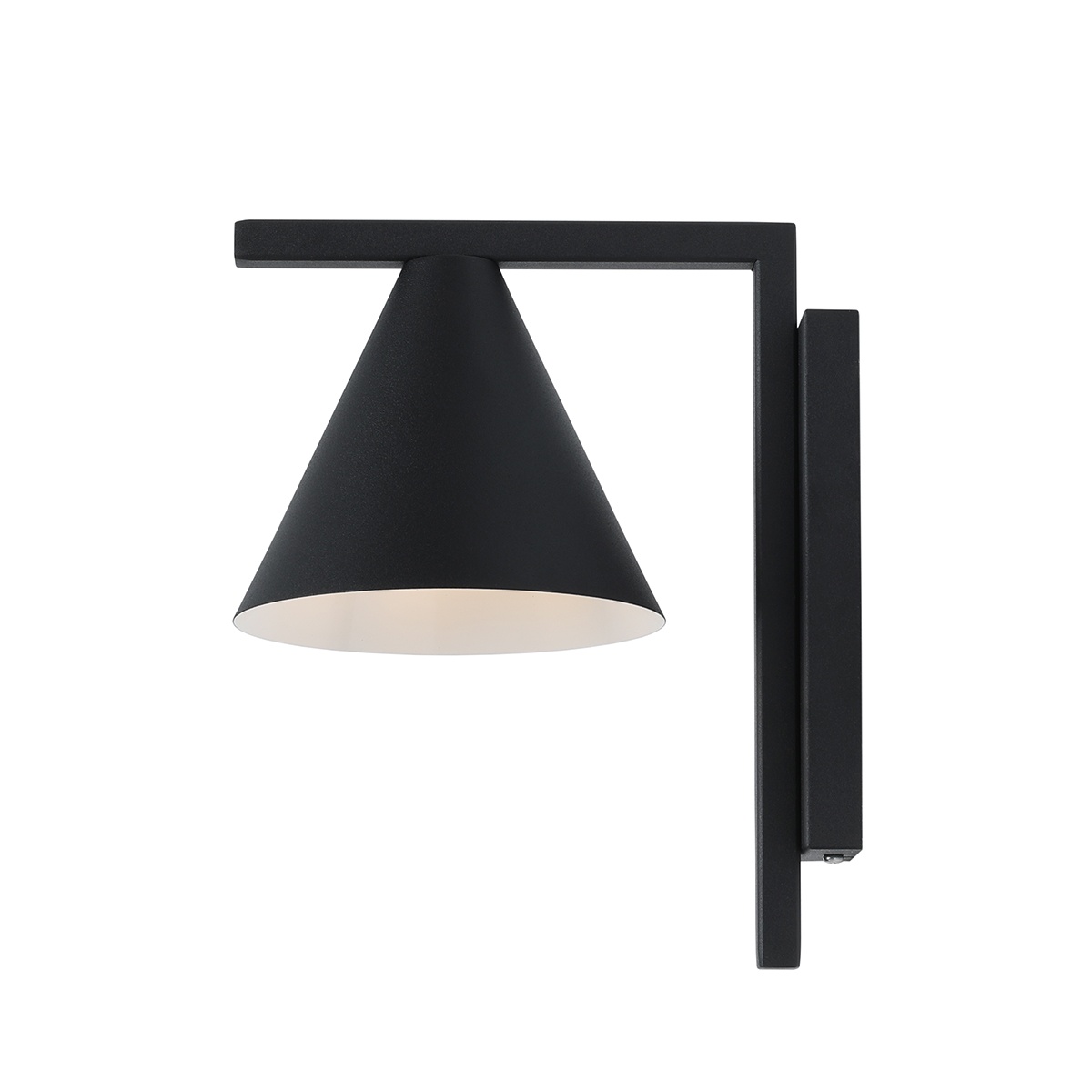 Quiet Object Aplica neagra din metal Form Quiet Object