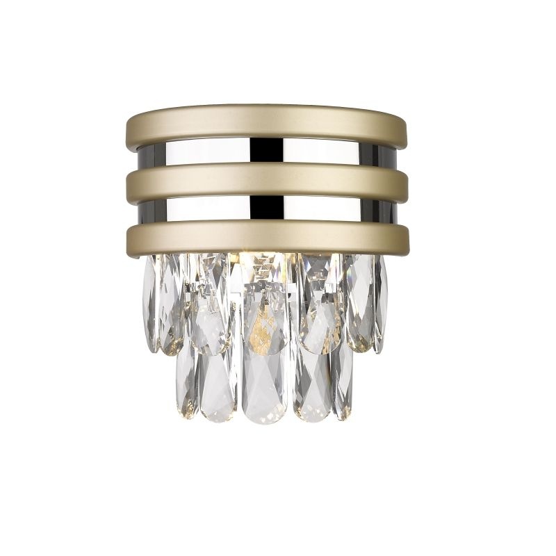 Wall Light Fixtures Aplica transparenta/aurie din metal Naica Zuma Line