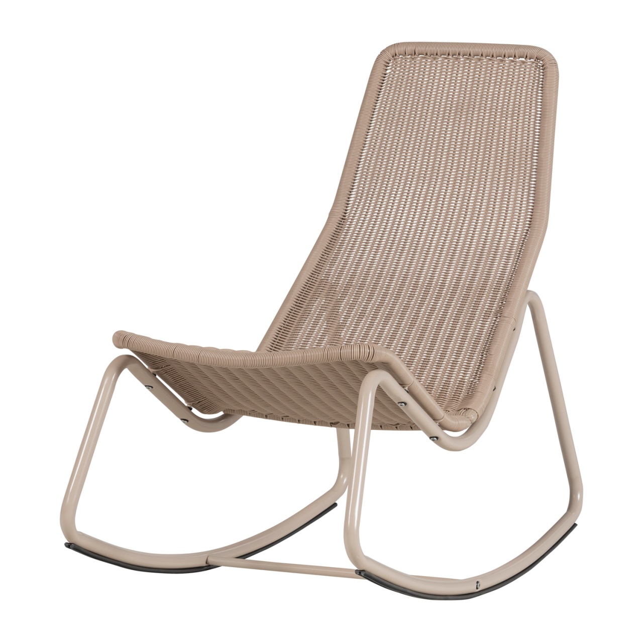 Outdoor Furniture Balansoar exterior bej nisipiu din metal Tom Woood