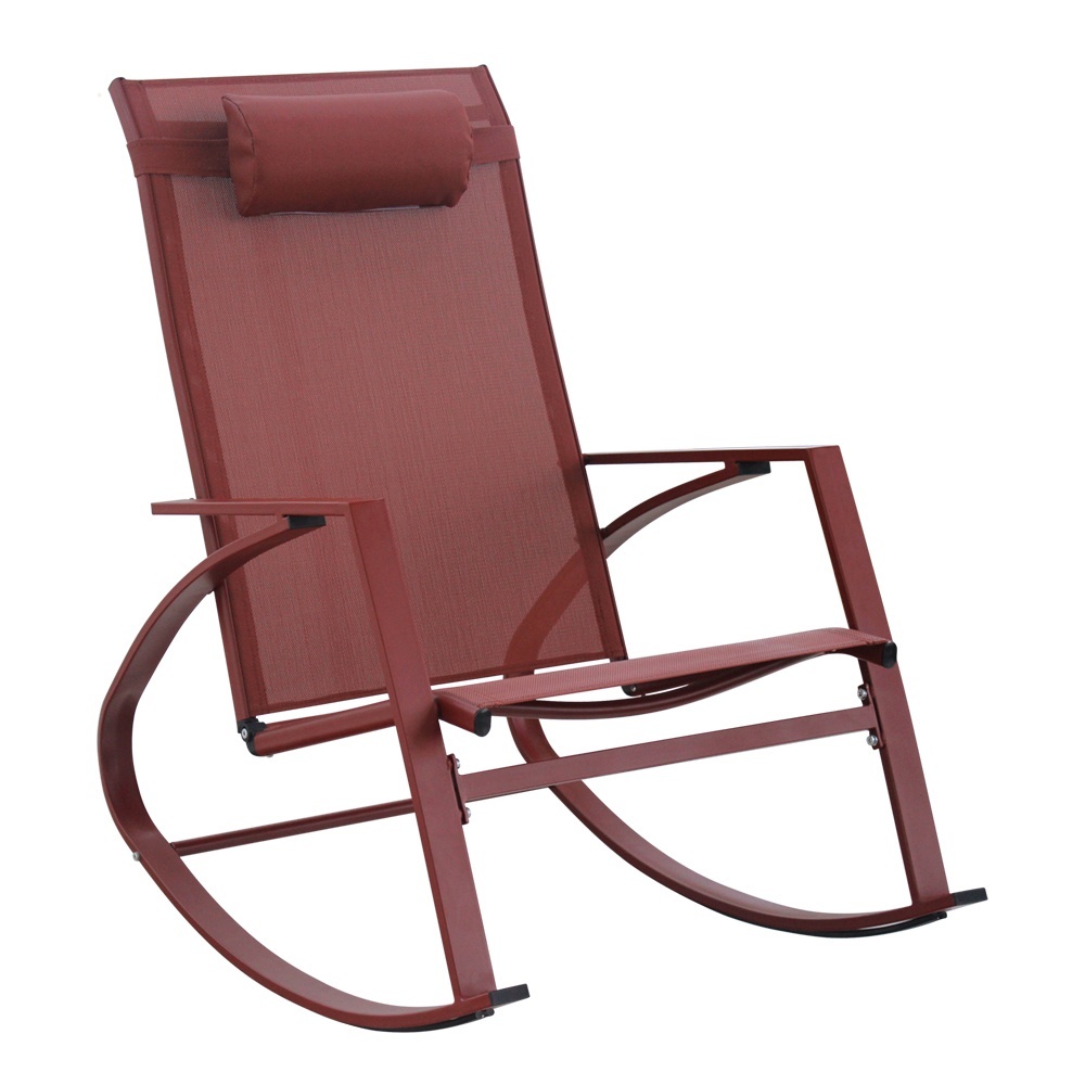 Outdoor Furniture Balansoar exterior rosu din textil Demid Bizzotto