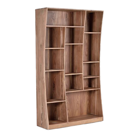 Biblioteca maro din lemn 200 cm Jason Giner y Colomer