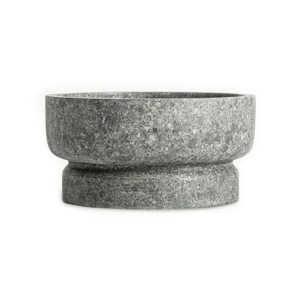 marmura granit travertin.preturi de fabrica Bol decorativ gri din marmura 30 cm Basu Centerpiece Vical Home